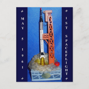 First Spaceflight Postcard
