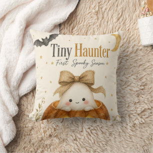 First Spooky Season Baby Halloween Watercolor Cushion