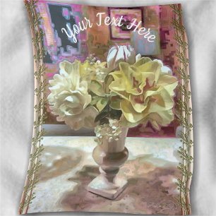 First Spring Flowers PCM1 Fleece Blanket