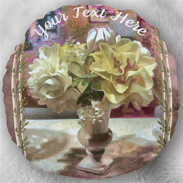 First Spring Flowers PCM1 Round Cushion (Creator Uploaded)