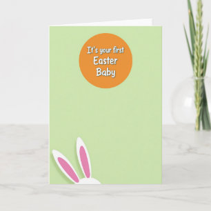 First Spring Joy Celebration Card
