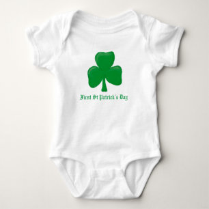 First St Patricks Day Baby Bodysuit