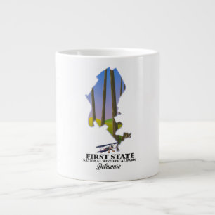 First State National Historical Park Delaware Large Coffee Mug