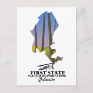 First State National Historical Park Delaware Postcard