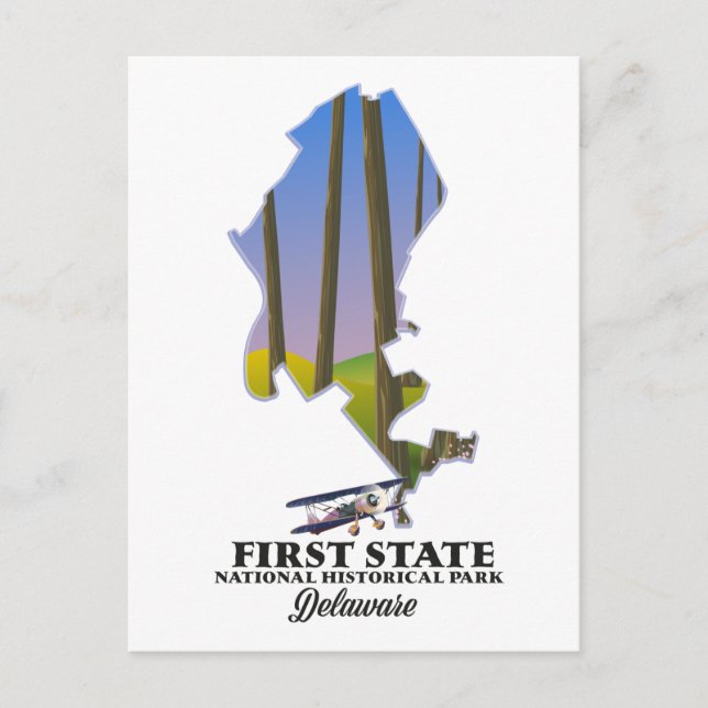 First State National Historical Park Delaware Postcard (Front)