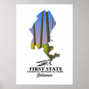 First State National Historical Park Delaware Poster