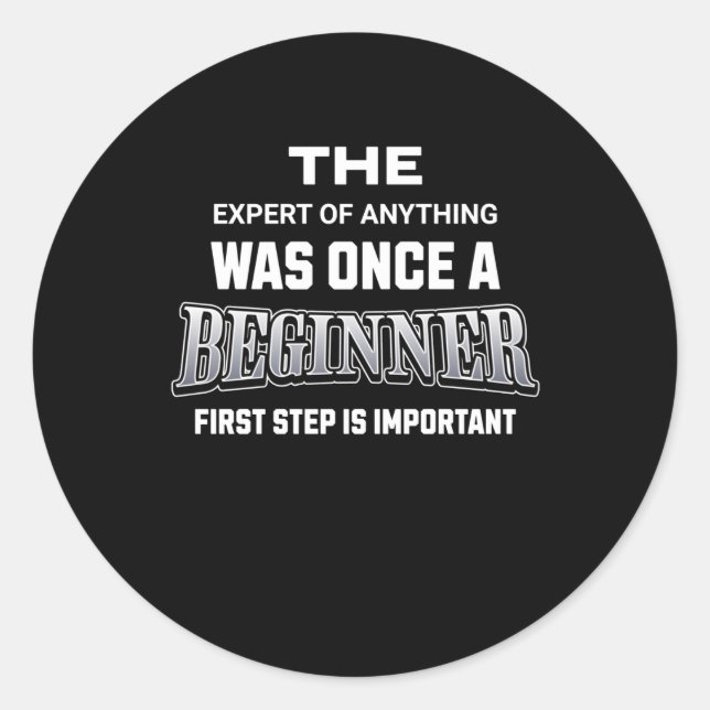 First Step S Sticker  (Front)