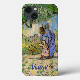 First Steps (after Millet) by Vincent van Gogh iPhone 13 Case