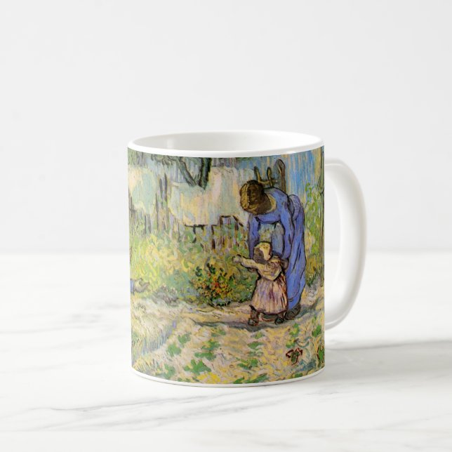 First Steps (after Millet) by Vincent van Gogh Coffee Mug (Front Right)
