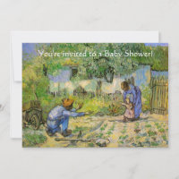 First Steps (after Millet) by Vincent van Gogh