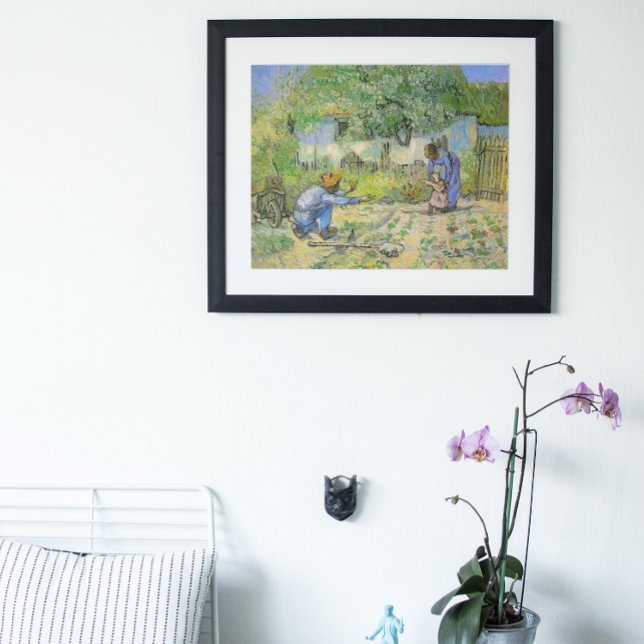 First Steps (after Millet) by Vincent van Gogh Poster (Creator Uploaded)