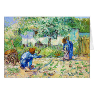 First Steps (after Millet) Vincent van Gogh art