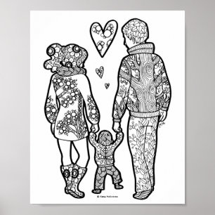 First Steps - Mum Life / Parenthood Art Print