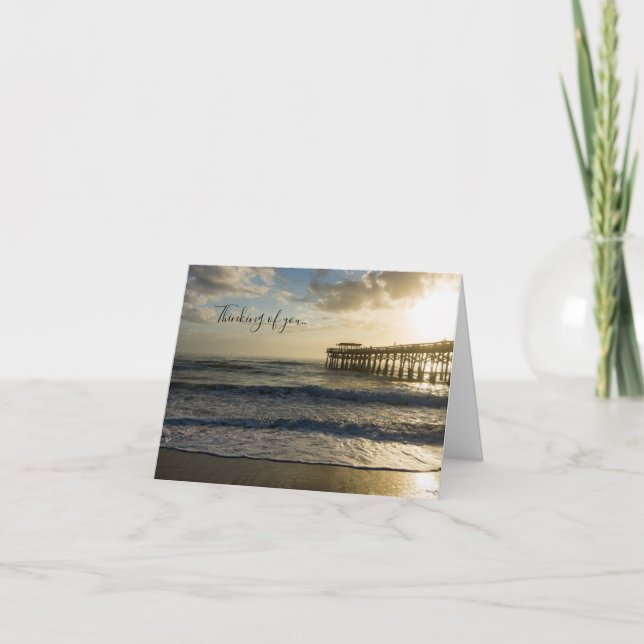 First Sunrise Glory Thinking Of You Card (Front)