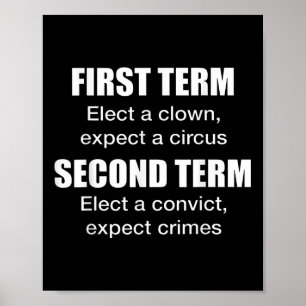 First Term Elect A Clown, Expect A Circus Second T Poster