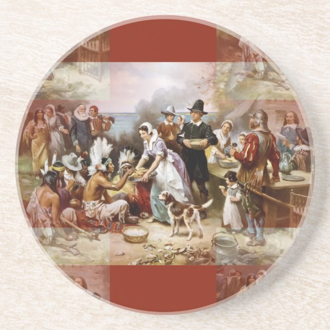 first thanksgiving coaster (Front)