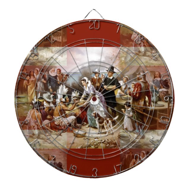 first thanksgiving dartboard (Front)
