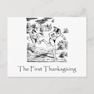 First Thanksgiving Holiday Postcard
