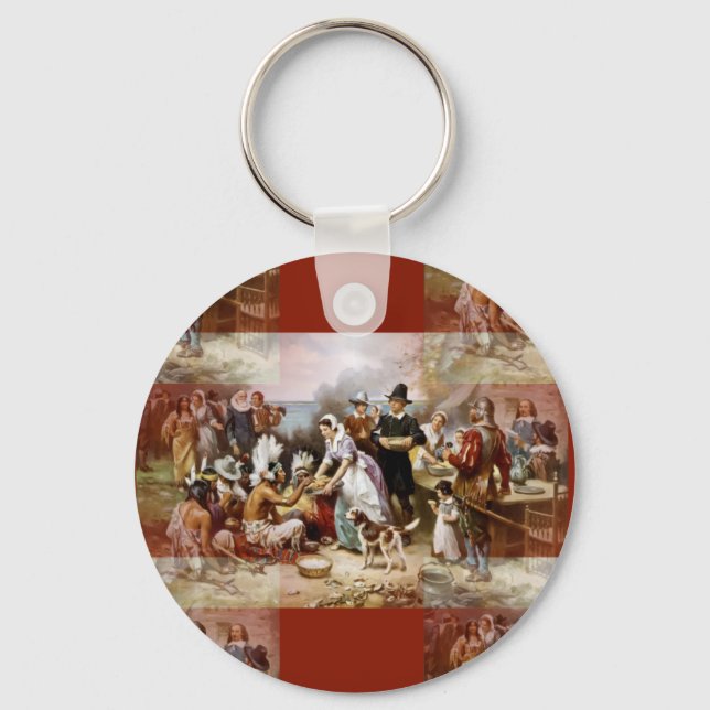 first thanksgiving key ring (Front)