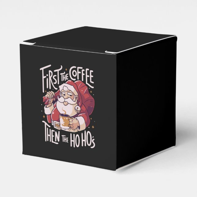 First The Coffee Then the HOHO Favour Box (Front Side)