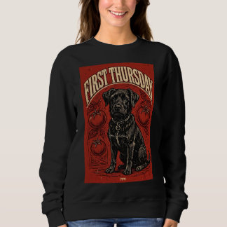 First Thursday Tomato Dog Shirt