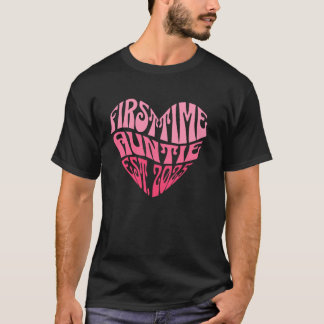 First Time Auntie Est.2025 Pregnancy Announcement  T-Shirt