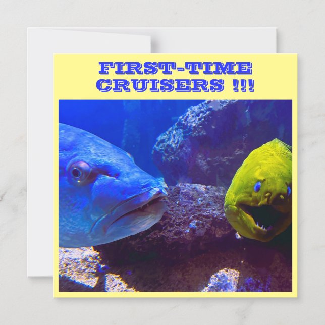 FIRST-TIME CRUISERS SHIP DOOR MAGNET (Front)