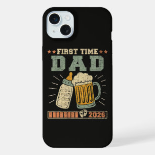First Time Dad 2026 Expecting Baby Funny iPhone 15 Plus Case