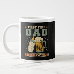 First Time Dad 2026 Expecting Baby Funny Large Coffee Mug