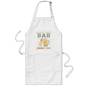 First Time Dad 2026 Expecting Baby Funny Long Apron