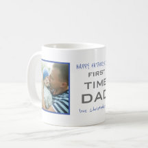 First Time Dad 2 Photo Custom