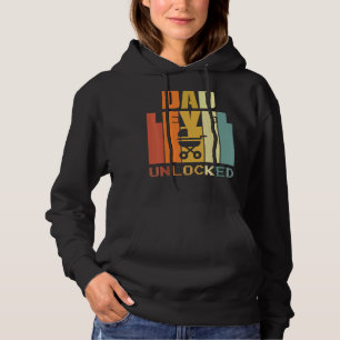 First Time Dad Level Unlocked Video Gamer Dad Hoodie