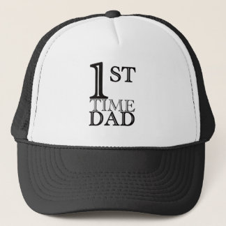 First time dad logo hat