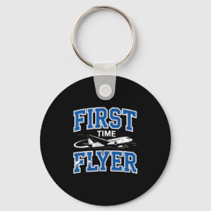First Time Flyer First Time Flying Key Ring
