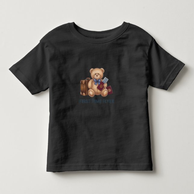 First Time Flyer Toddler T-Shirt (Front)