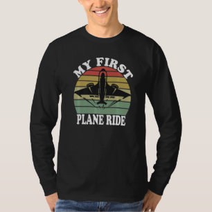 First Time Flying My First Airplane Ride Boys Gir T-Shirt