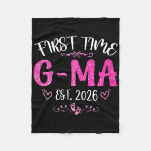 First Time G-ma Est 2026 Soon To Be Mum Mothers Da Fleece Blanket