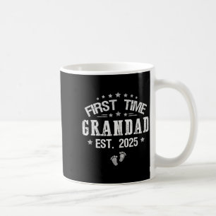 First Time Grandad Est 2025 Father S Day Promoted Coffee Mug
