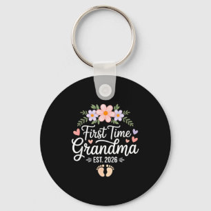First Time Grandma 2026 Promoted To Grandma Again Key Ring