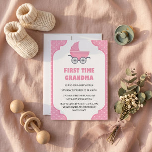 First Time Grandma Baby Shower Invitation