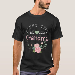 First Time Grandma Est 2022 Promoted To New Grandm T-Shirt