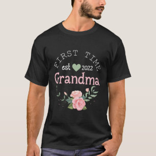 First Time Grandma Est 2022 Promoted To New Grandm T-Shirt