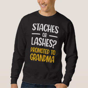 First Time Grandma Lashes Grandmother Mothers Day Sweatshirt