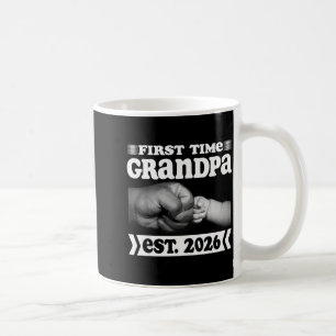 First Time Grandpa New Dad Est 2026 Shirt Fathers  Coffee Mug