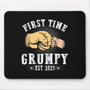 First Time Grumpy Est 2025 Father's Day Soon To Be Mouse Pad