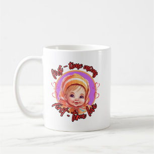 First-time moms, first-time love - Girl Coffee Mug