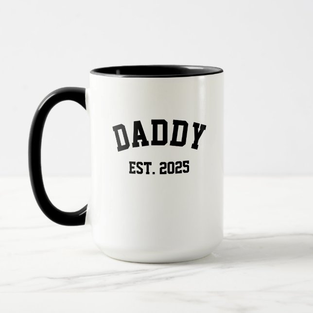 First Time Mum and Dad Mug Set New Parents Pregnan (Left)
