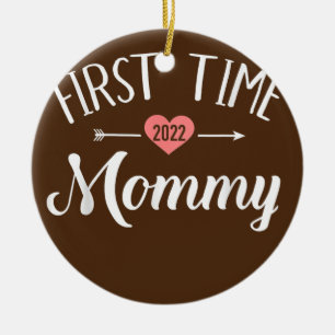 First time mummy 2022 for new mum  ceramic ornament