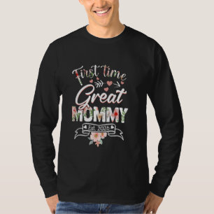 First Time Mummy Est 2026 Promoted To New Mum Moth T-Shirt