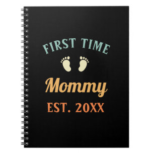 First Time Mummy Motherhood Mother's Day Notebook
